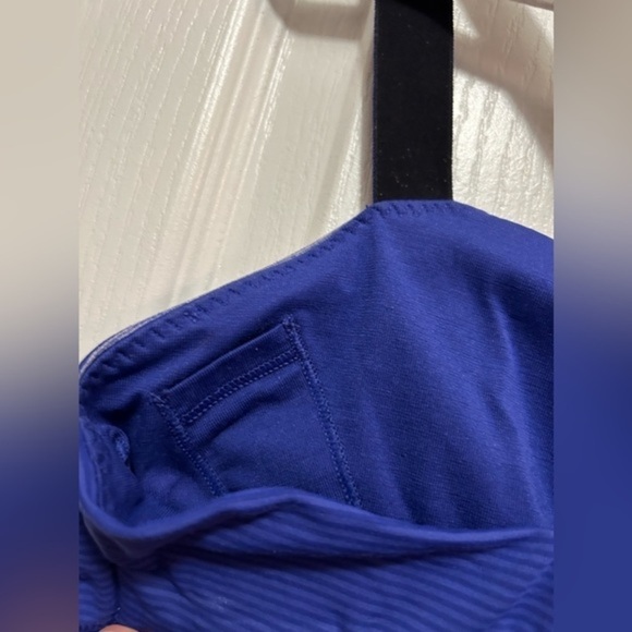 Lululemon Catch me Tank Tonka stripe blue black pigment women’s 8 top - Picture 9 of 16